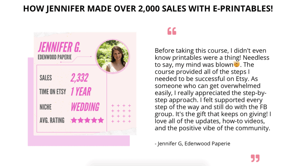 How To Make $12,000 A Year Selling Printables On Etsy